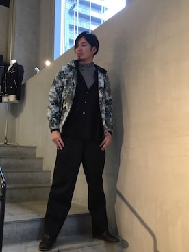 「TATRAS（タトラス）のアイテム（マウンテンパーカー）」を使った、yk@さん（メンズ・178cm）の冬コーディネート