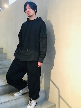 「Y's（ワイズ）のアイテム」を使った、yk@さん（メンズ・178cm）の春コーディネート