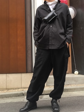 「GUIDI（グイディ）のアイテム」を使った、yk@さん（メンズ・178cm）の春コーディネート