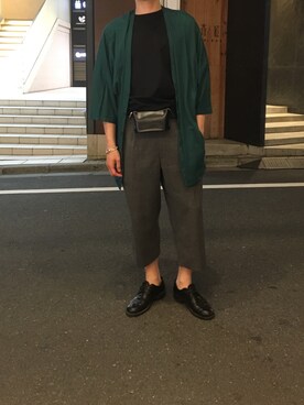 「GUIDI（グイディ）のアイテム」を使った、yk@さん（メンズ・178cm）の春コーディネート