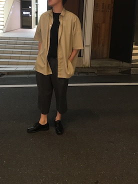 「GUIDI（グイディ）のアイテム」を使った、yk@さん（メンズ・178cm）の春コーディネート