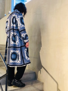 「OURET（オーレット）のアイテム（パンツ）」を使った、yk@さん（メンズ・178cm）の冬コーディネート