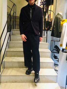 「KIKO KOSTADINOV（キコ コスタディノフ）のアイテム（シューズ）」を使った、yk@さん（メンズ・178cm）の冬コーディネート