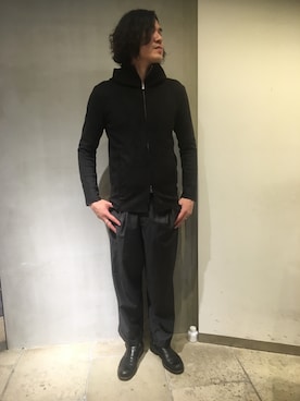 「OURET（オーレット）のアイテム（パーカー）」を使った、yk@さん（メンズ・178cm）の春コーディネート