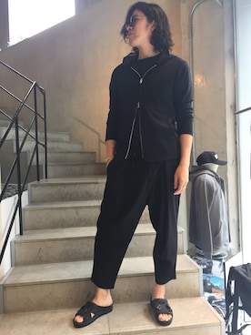「OURET（オーレット）のアイテム（パンツ）」を使った、yk@さん（メンズ・178cm）の夏コーディネート