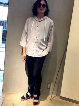 「OURET（オーレット）のアイテム（トップス）」を使った、yk@さん（メンズ・178cm）の夏コーディネート