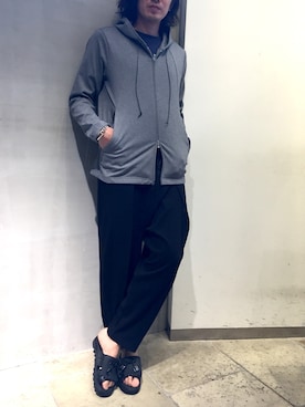 「OURET（オーレット）のアイテム（パンツ）」を使った、yk@さん（メンズ・178cm）の夏コーディネート