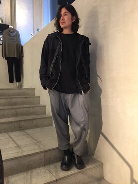 「OURET（オーレット）のアイテム（パンツ）」を使った、yk@さん（メンズ・178cm）の夏コーディネート