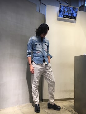 「surt（サート）のアイテム（トップス）」を使った、yk@さん（メンズ・178cm）の夏コーディネート