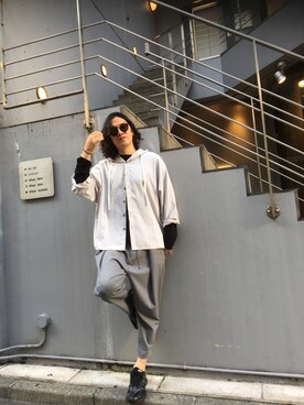 「OURET（オーレット）のアイテム（パンツ）」を使った、yk@さん（メンズ・178cm）の夏コーディネート