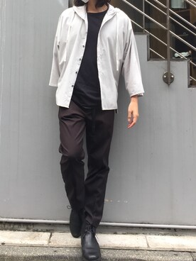 「OURET（オーレット）のアイテム（トップス）」を使った、yk@さん（メンズ・178cm）の秋コーディネート