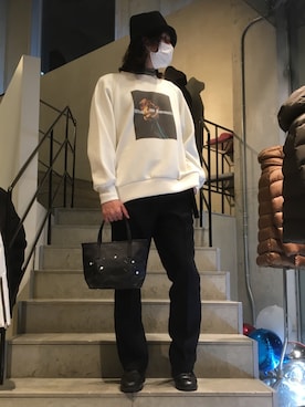 「B'2nd（ビーセカンド）のアイテム（バッグ）」を使った、yk@さん（メンズ・178cm）の秋コーディネート