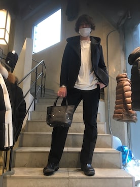 「B'2nd（ビーセカンド）のアイテム（バッグ）」を使った、yk@さん（メンズ・178cm）の秋コーディネート