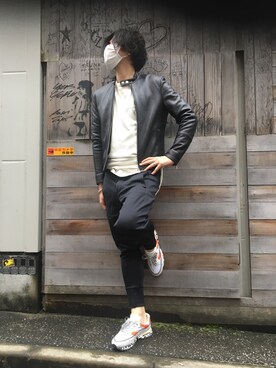 「OURET（オーレット）のアイテム（パンツ）」を使った、yk@さん（メンズ・178cm）の秋コーディネート