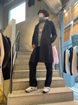 「OURET（オーレット）のアイテム（トップス）」を使った、yk@さん（メンズ・178cm）の冬コーディネート