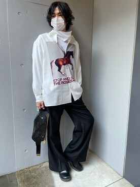 「B'2nd（ビーセカンド）のアイテム（バッグ）」を使った、yk@さん（メンズ・178cm）の冬コーディネート