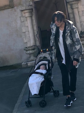 与一さん（メンズ・182cm）の冬コーディネート