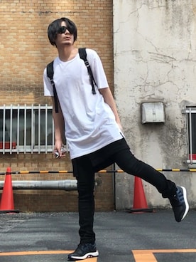 与一さん（メンズ・182cm）の春コーディネート