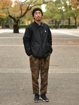 「68&brothers（シックスティエイトアンドブラザーズ）のアイテム」を使った、68&BROTHERS TOKYO STAFFさん（メンズ・171cm）の冬コーディネート