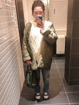 omameさん（レディース・161cm）の冬コーディネート