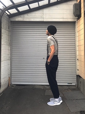 「NIKEスニーカー」｜リューマさん（メンズ・170cm・20代）の春コーディネート