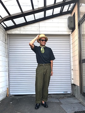 「BEAMS LIGHTS」｜「アイテム（その他）」を使った、リューマさん（メンズ・170cm）の夏コーディネート