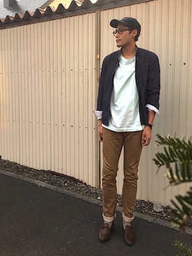 「ネオンカラー」｜リューマさん（メンズ・170cm）の春コーディネート