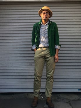 「キュプラ」｜リューマさん（メンズ・170cm）の春コーディネート