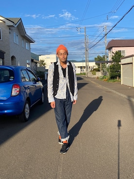 「Pretty Green（プリティーグリーン）のアイテム」を使った、リューマさん（メンズ・170cm）の秋コーディネート