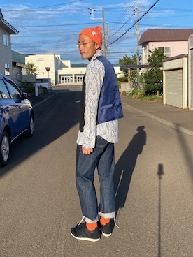 「Pretty Green（プリティーグリーン）のアイテム」を使った、リューマさん（メンズ・170cm）の秋コーディネート