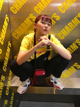 「vetements」｜「アイテム（サロペット/オーバーオール）」を使った、lunaito413さん（レディース・155cm）の夏コーディネート