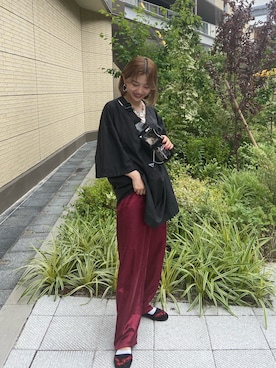 「BEAMS」｜「アイテム（ボディバッグ/ウエストポーチ）」を使った、lunaito413さん（レディース・155cm）の夏コーディネート