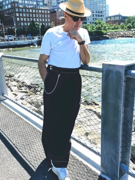 「hat」｜Taichiさん（メンズ・180cm）の夏コーディネート