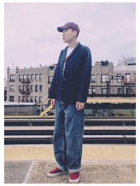 「denimondenim」｜Taichiさん（メンズ・180cm）の春コーディネート