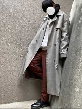 「apres jour mignon（アプレジュールミニョン）のアイテム（スウェット）」を使った、yuuki.yatoさん（メンズ・174cm）の冬コーディネート