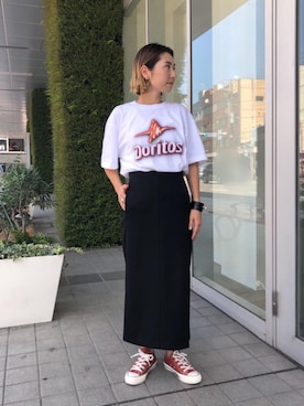 上中（kaminaka）さん（レディース・158cm）の夏コーディネート