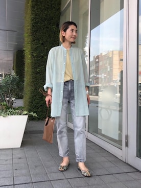 上中(kaminaka)さん(レディース・158cm)の夏コーディネート