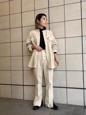上中(kaminaka)さん(レディース・158cm)の秋コーディネート