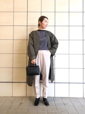 「ROTHCO（ロスコ）のアイテム（その他アウター）」を使った、上中（kaminaka）さん（レディース・158cm）の秋コーディネート