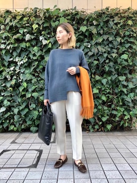 上中（kaminaka）さん（レディース・158cm）の秋コーディネート