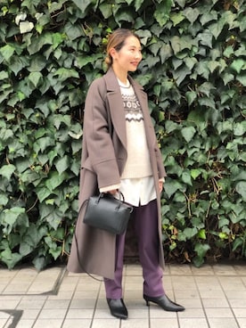 上中（kaminaka）さん（レディース・158cm）の冬コーディネート