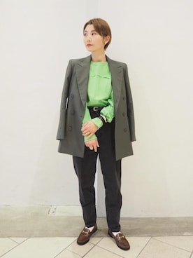 上中(kaminaka)さん(レディース・158cm)の春コーディネート