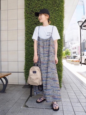 上中(kaminaka)さん(レディース・158cm)の夏コーディネート