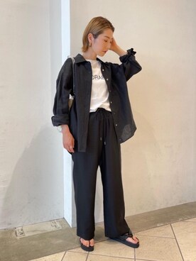 上中(kaminaka)さん(レディース・158cm)の夏コーディネート