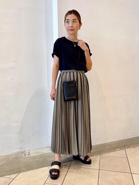 上中(kaminaka)さん(レディース・158cm)の夏コーディネート