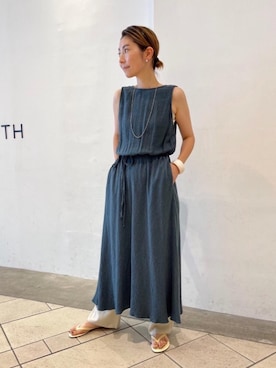 上中(kaminaka)さん(レディース・158cm)の夏コーディネート