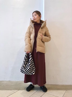 「DESCENTE ALLTERRAIN（デサント　オルテライン）のアイテム（ジャケット/アウター）」を使った、上中（kaminaka）さん（レディース・158cm）の秋コーディネート