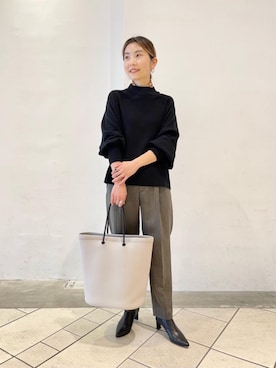 上中（kaminaka）さん（レディース・158cm）の秋コーディネート