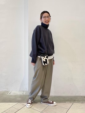 上中（kaminaka）さん（レディース・158cm）の秋コーディネート