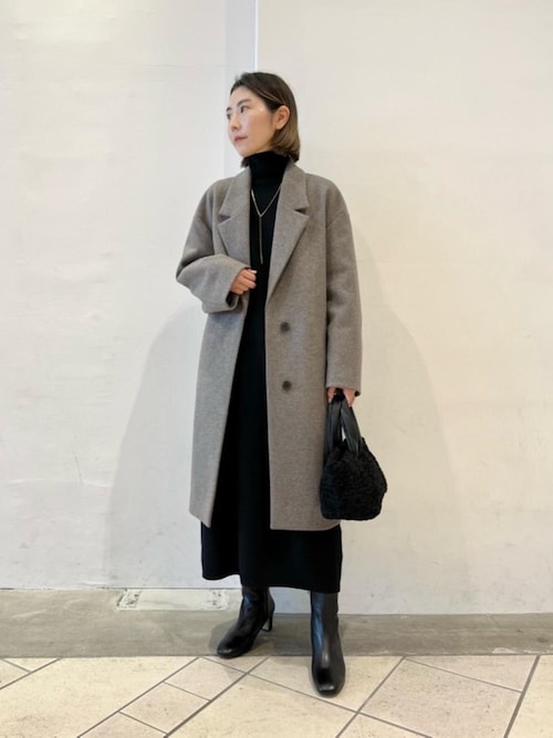 HAMILTON WOOL MIX ドロップショルダーテーラーコート BEAUTY&YOUTH UNITED ARROWS（ビューティーアンドユース